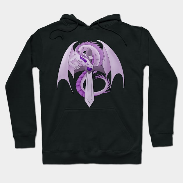 Amethyst Sword Dragon Hoodie by BiscuitSnack